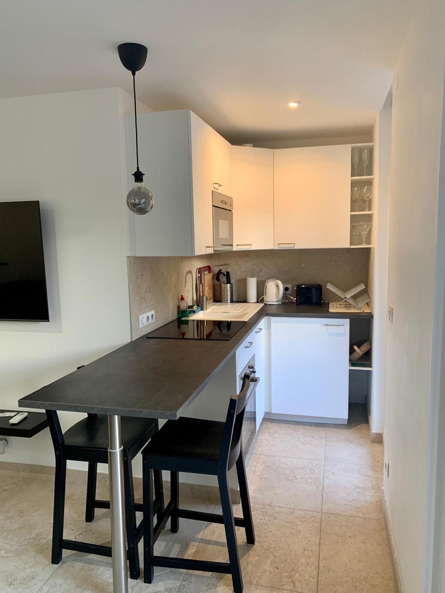 Grand Studio Standing Avec Terrasse Et Parking Сен Максим Екстериор снимка